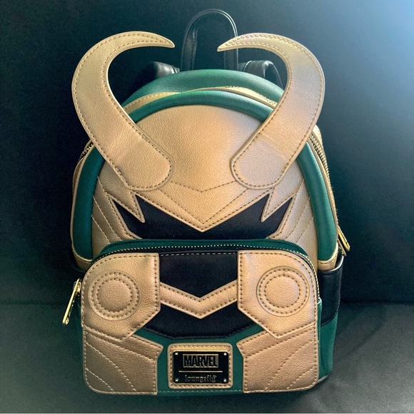 Loki Mini Backpack & Wallet Set 💚💛🖤 - Picture 2 of 11